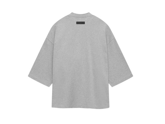 Fear of God Fear of God Essentials Heavy Jersey Football Tee Light Heather Grey (SP24) - view 2