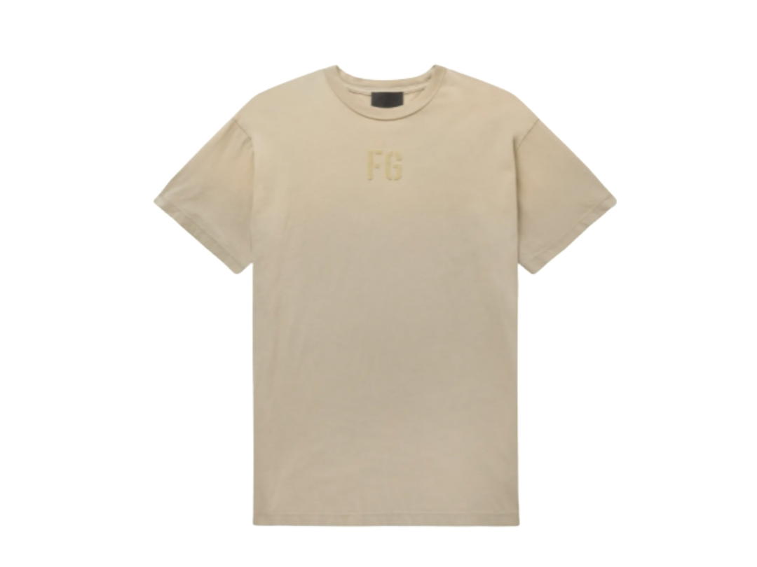 Fear of God Fear of God Logo-Flocked Degraded Cotton-Jersey T-Shirt (Grey)