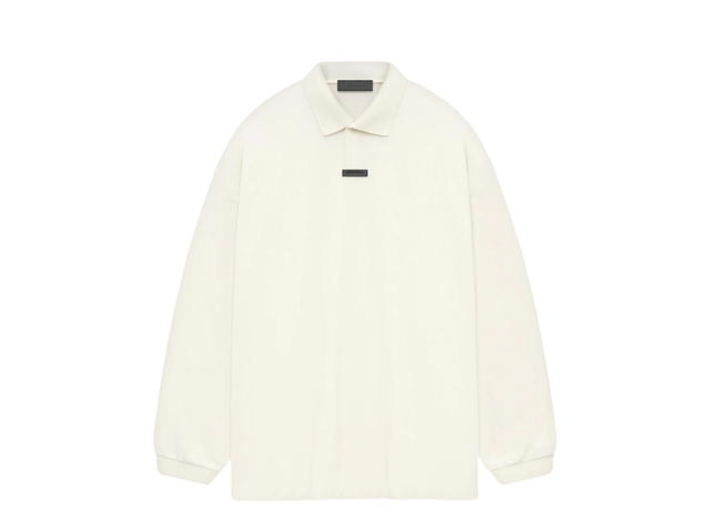 Fear of God Fear of God Essentials Pique Long Sleeve Polo Shell (FW24) - view 1