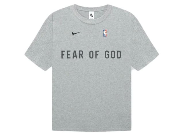 Nike FEAR OF GOD x Nike Warm Up T-Shirt Dark Heather Grey - view 1