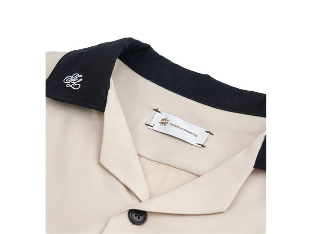 Fearlessness Fearlessness Golf Club Bowling Shirt Beige - view 3