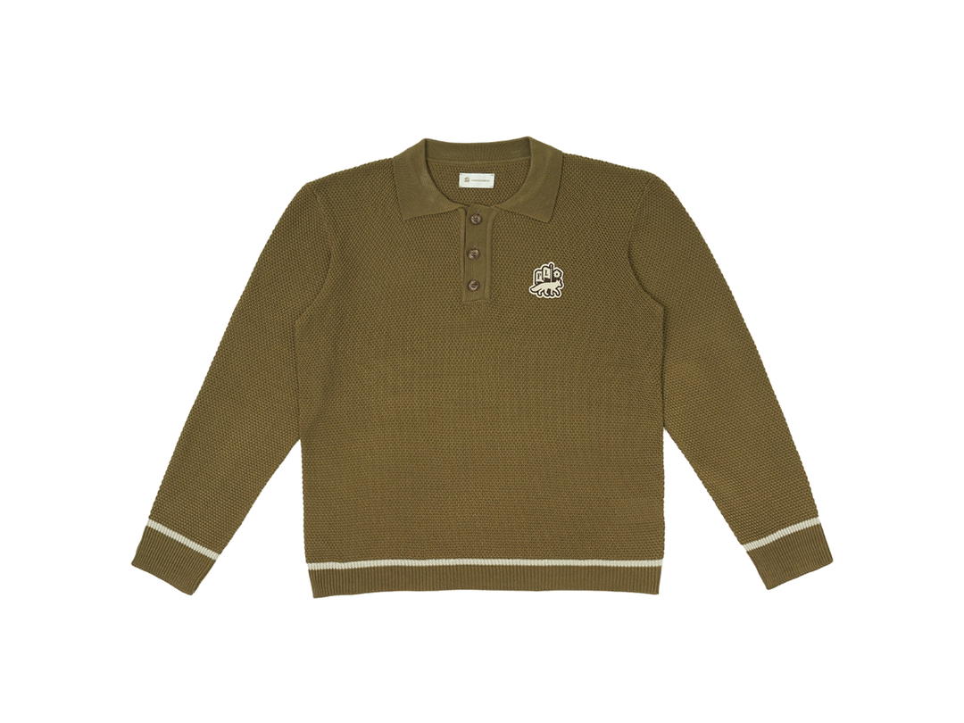 Fearlessness Fearlessness Golf Club Long Sleeve Polo Green