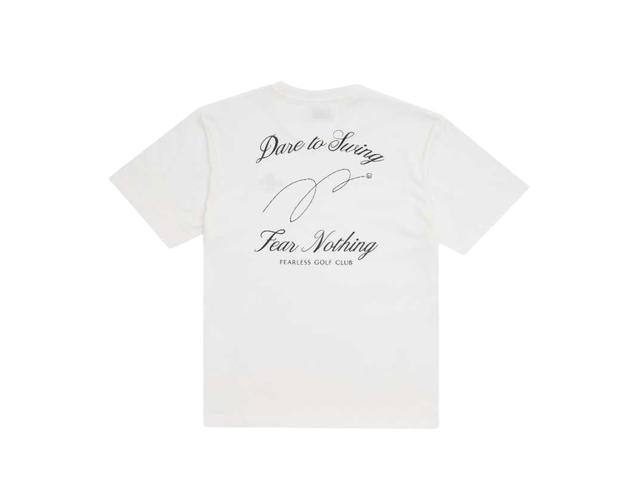 Fearlessness FEARLESSNESS GOLF CLUB DARE TO SWING T-SHIRT WHITE - view 2