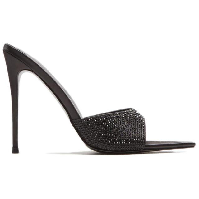 Kith KITH Leather Slim Heel High Heels Women's Black - view 2
