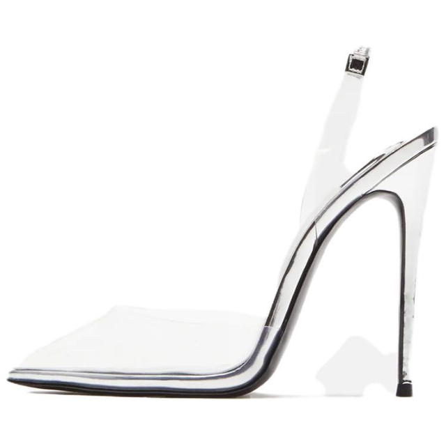 Kith KITH Leather Slim Heel High Heels Women's Silver - view 1