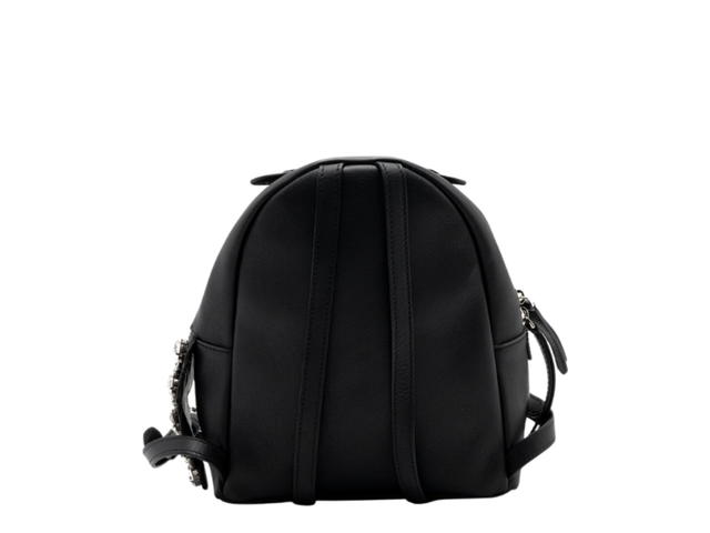 Fendi Fendi By The Way Backpack Leather Crystal Black - view 2