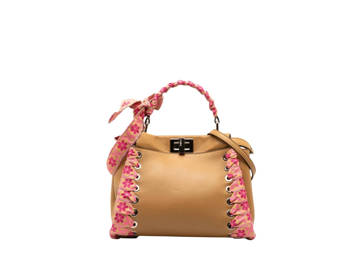 Fendi Fendi Mini Peekaboo Bag Brown