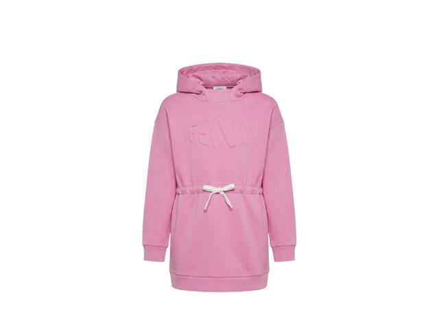 Fendi Fendi Debossed-logo Drawstring Hoodie Pink - view 1