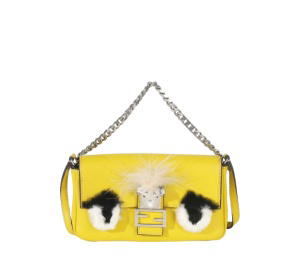 Buy Fendi Fox Fur Buggie Micro Baguette Yellow at Sasom – Authentic and Ready to Ship