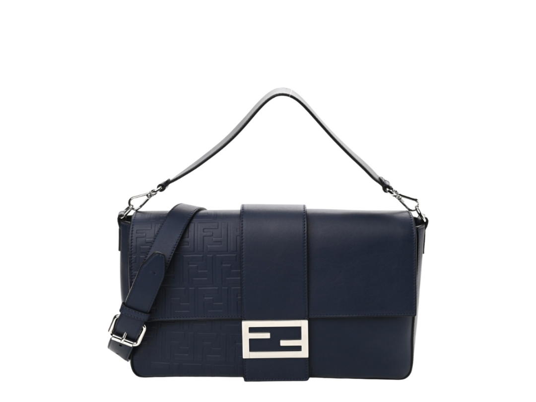 Fendi Fendi Large Baguette Blueberry
