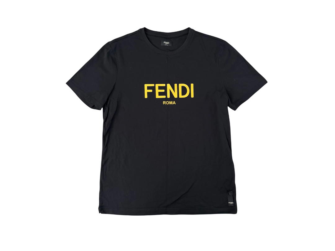 Fendi Fendi Roma T-Shirt Musta Black