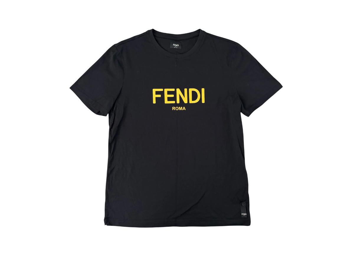 Fendi Fendi Roma T-Shirt Musta Black