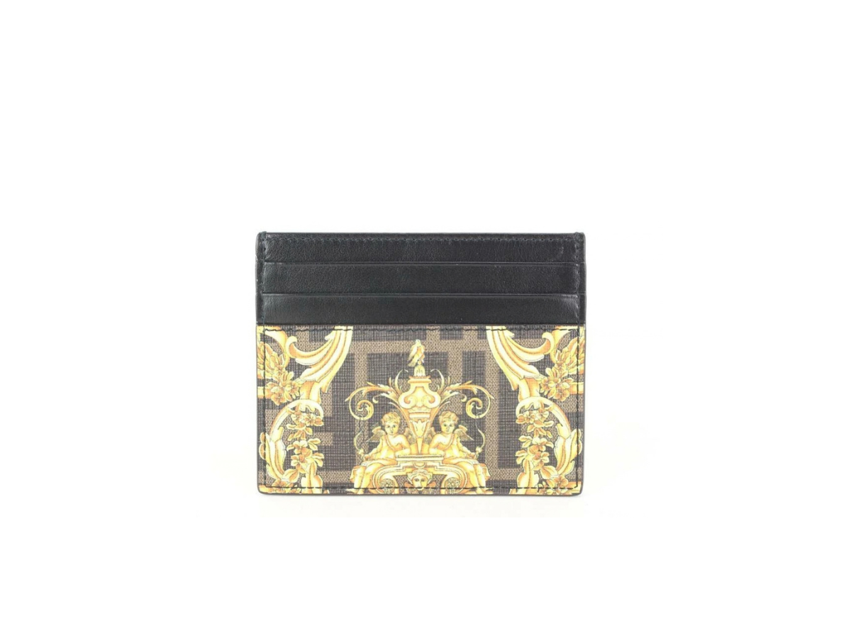 Fendi Fendi X Versace Fendace Card Holder Black