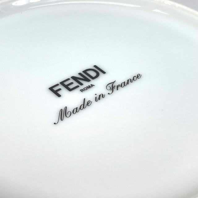 Fendi FENDI 7AC047 Porcelain Tableware Set of 2 Oorlock plates The dishes Unused - view 4
