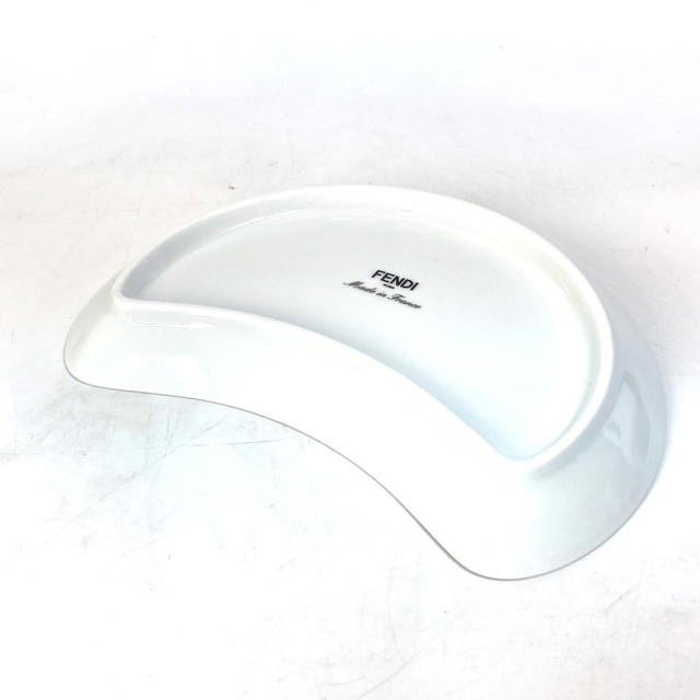 Fendi FENDI 7AC048 Porcelain Tableware Orlock Crescent Plate aperitif plate Unused - view 2