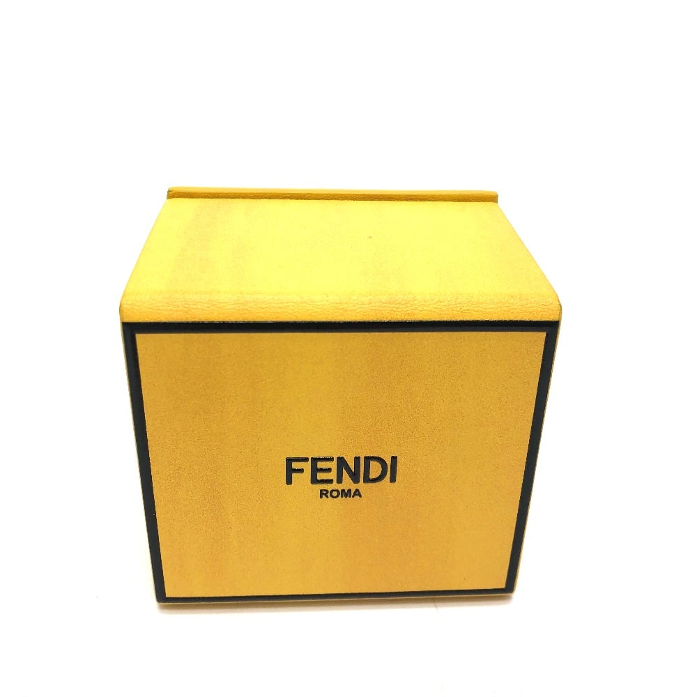 Fendi FENDI 7AR894 logo/accessories mini box charm Key Holder yellow/GoldHardware