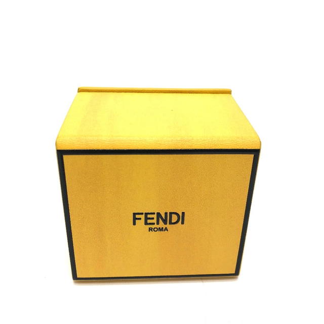 Fendi FENDI 7AR894 logo/accessories mini box charm Key Holder yellow/GoldHardware - view 1