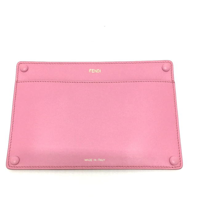 Fendi FENDI 7AR907 Peek-a-boo bag-in Pocket flat Pouch Leather pink - view 1