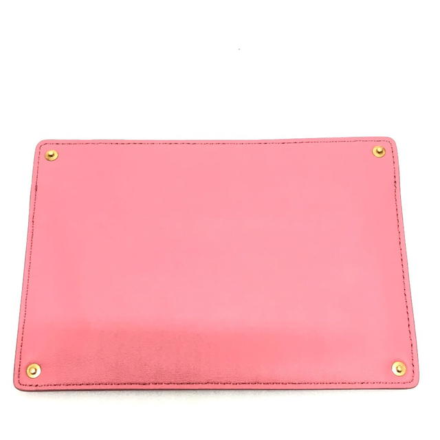 Fendi FENDI 7AR907 Peek-a-boo bag-in Pocket flat Pouch Leather pink - view 2