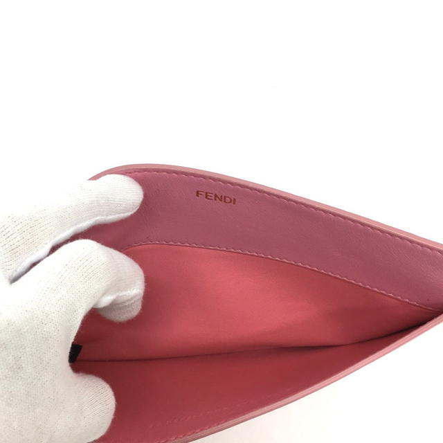 Fendi FENDI 7AR907 Peek-a-boo bag-in Pocket flat Pouch Leather pink - view 3