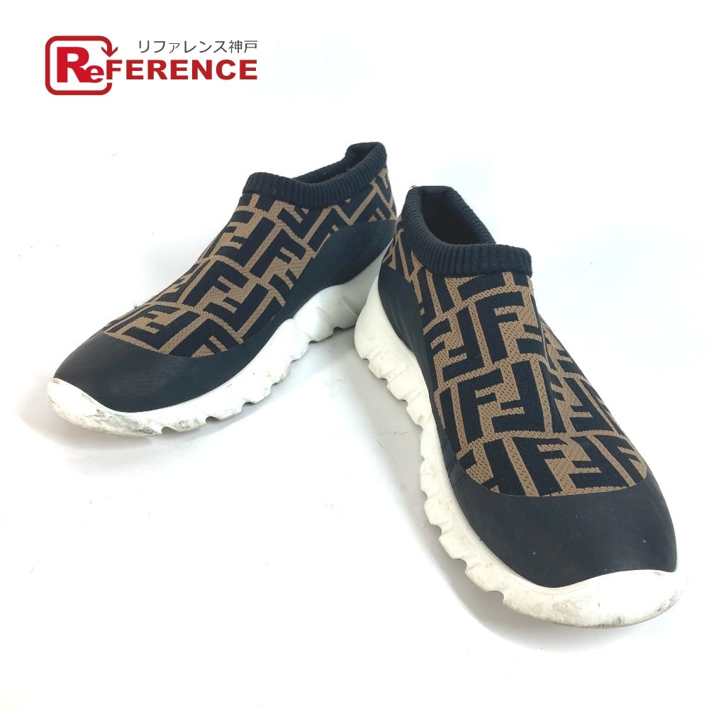 Fendi FENDI 7E1254 Zucca Slip-ons Shoes Shoes Fabric sneakers