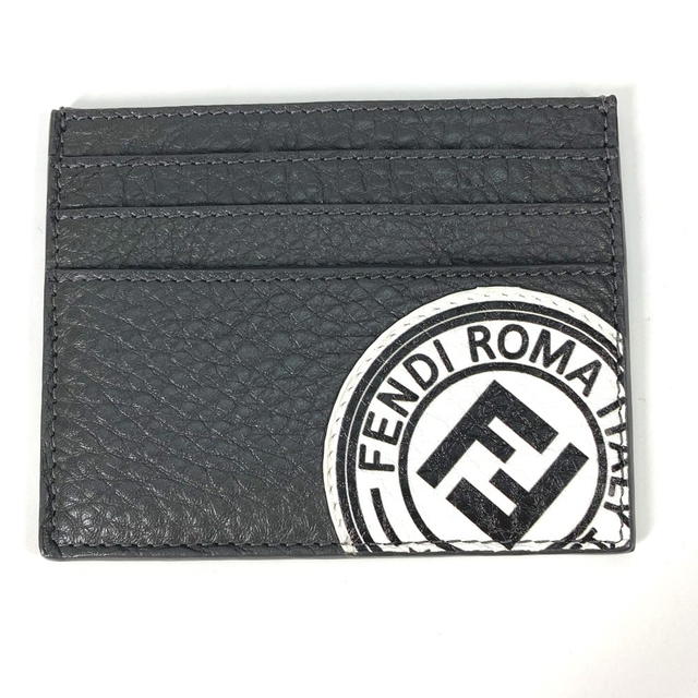 Fendi FENDI 7M0164 Logo Bicolor name card holder Pass case Card Case - view 2