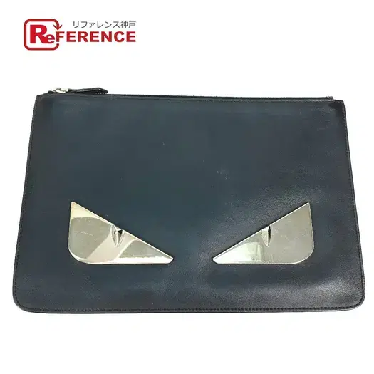Buy FENDI 7N0078 Monster Bugs pouch bag Clutch bag Leather Black at Sasom – Authentic and Ready to Ship