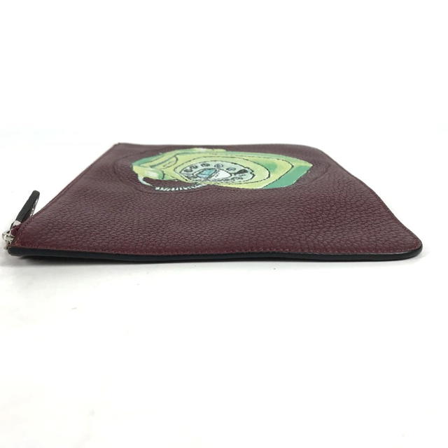 Fendi FENDI 7N0078 Pouch Telephone Design Clutch bag Leather BrownBased - view 5