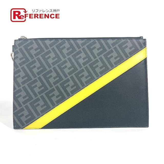 Fendi FENDI 7N0110 Flat slim Diagonal Zucca Pouch Clutch bag - view 1
