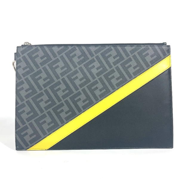 Fendi FENDI 7N0110 Flat slim Diagonal Zucca Pouch Clutch bag - view 2