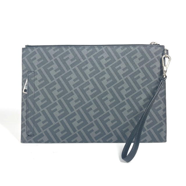 Fendi FENDI 7N0110 Flat slim Diagonal Zucca Pouch Clutch bag - view 3