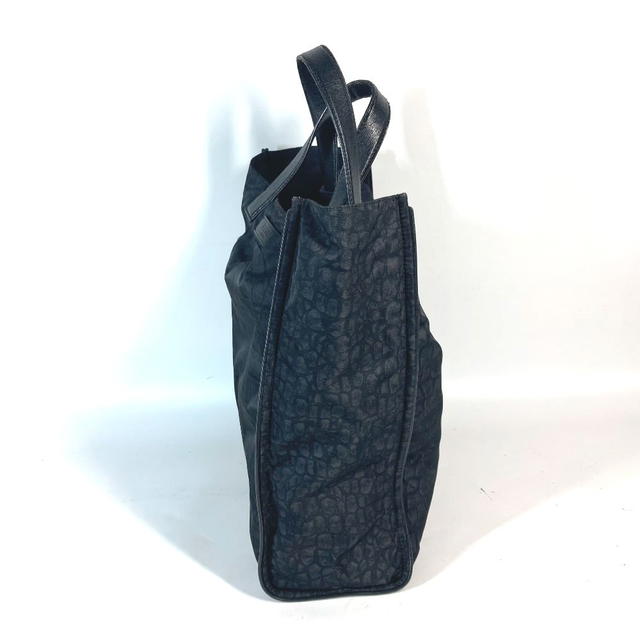 Fendi FENDI 7VA367 logo Shoulder Bag Vertical Tote Bag Nylon / Leather Black - view 4