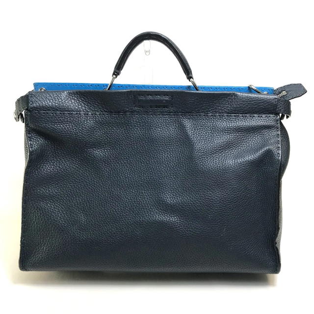 Fendi FENDI 7VA388 Selleria Peekaboo 2WAY Shoulder Bag Business bag Navy x Blue - view 2