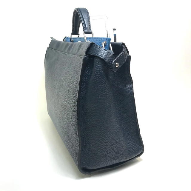 Fendi FENDI 7VA388 Selleria Peekaboo 2WAY Shoulder Bag Business bag Navy x Blue - view 3