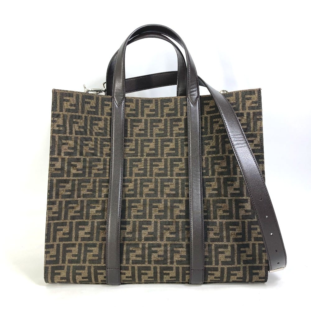 Fendi FENDI 7VA390 Crossbody Zucca Shopping bag 2WAY Shoulder Bag Hand Bag Tote Bag