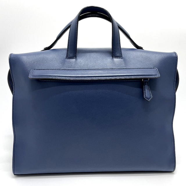 Fendi FENDI 7VA400 2 type handle Briefcase 2WAY Shoulder Bag Business bag Leather Navy - view 2