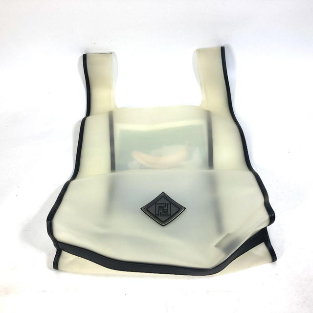 Fendi FENDI 7VA442 banana fruit FREEDOM Logo eco bag bag Hand Bag Vinyl clear/Black - view 3