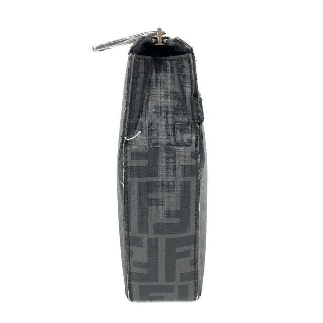 Fendi FENDI 7VA564 Logo Zucca pouch bag Clutch bag Leather/PVC Black/gray - view 5