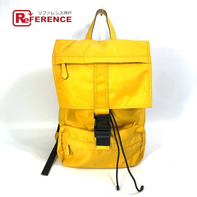 Fendi FENDI 7VZ066 Fendines backpack bag Backpack Nylon / Leather yellow - view 1