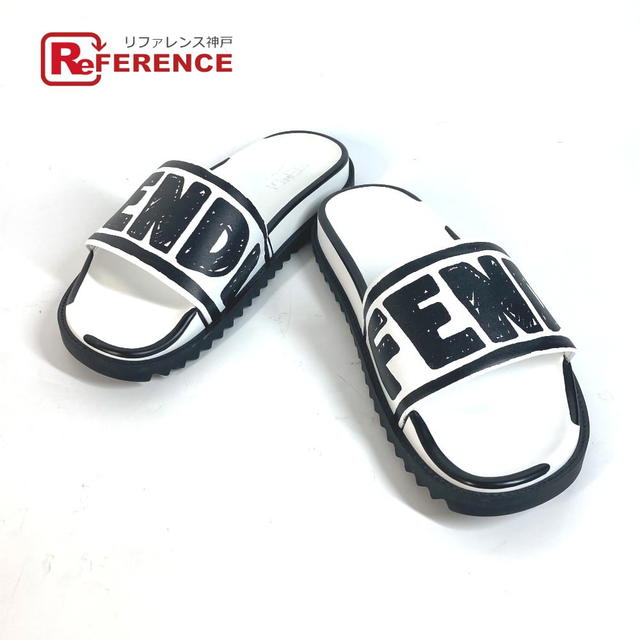Fendi FENDI 7X1176 Joshua Vides Collaboration logo Shoes Bicolor Sandals - view 1