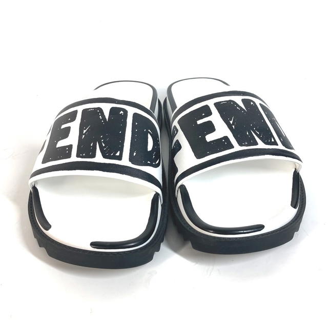 Fendi FENDI 7X1176 Joshua Vides Collaboration logo Shoes Bicolor Sandals - view 3