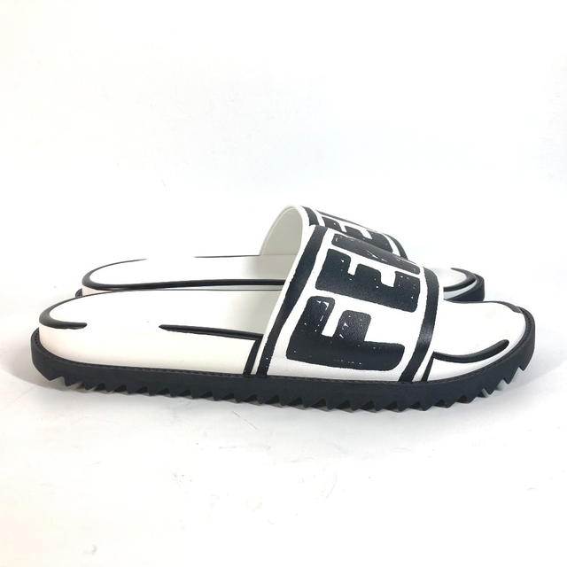 Fendi FENDI 7X1176 Joshua Vides Collaboration logo Shoes Bicolor Sandals - view 5