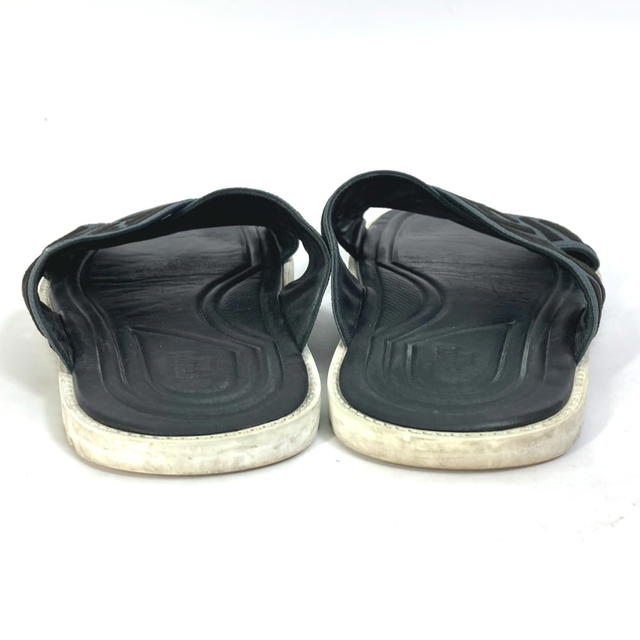Fendi FENDI 7X1222 Zucca belt shoes Sandals Canvas/Leather Black/gray - view 3