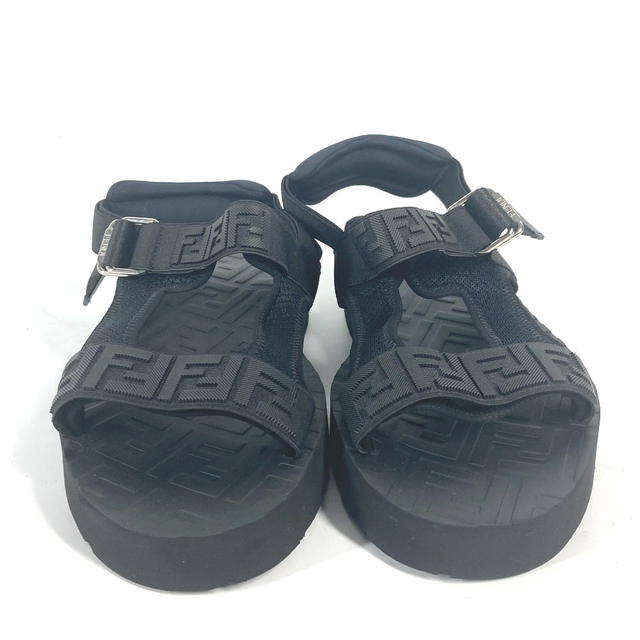 Fendi FENDI 7X1377 belt strap Zucca Shoes shoes Sandals rubber Black Unused - view 3