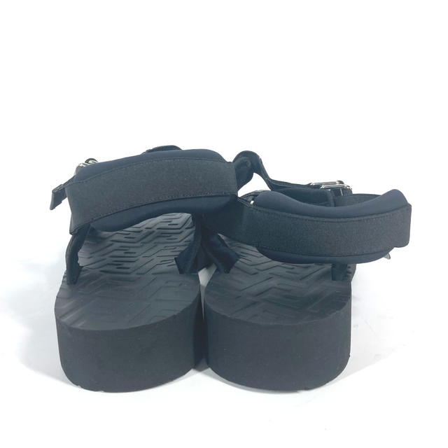 Fendi FENDI 7X1377 belt strap Zucca Shoes shoes Sandals rubber Black Unused - view 4