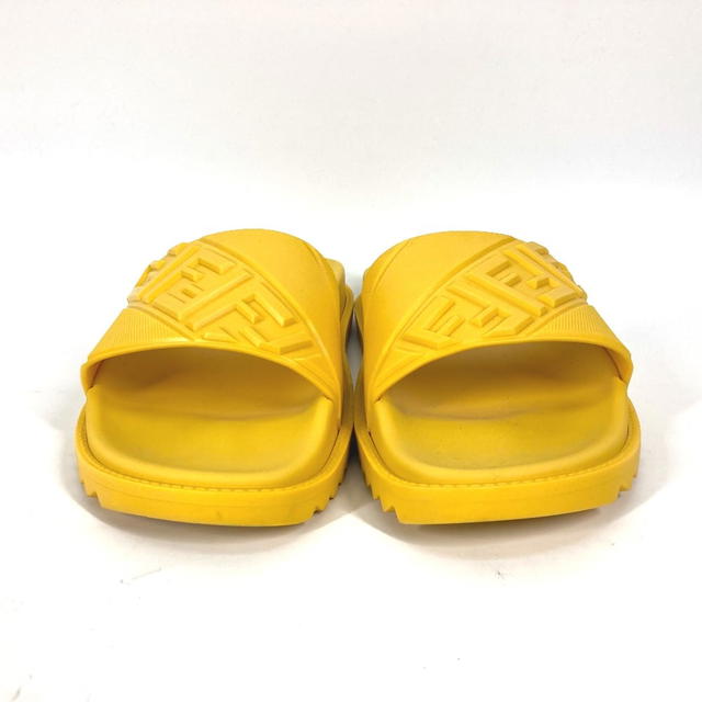 Fendi FENDI 7X1377 shoes logo Shoes Shower Sandals Pool Sandals rubber yellow - view 3