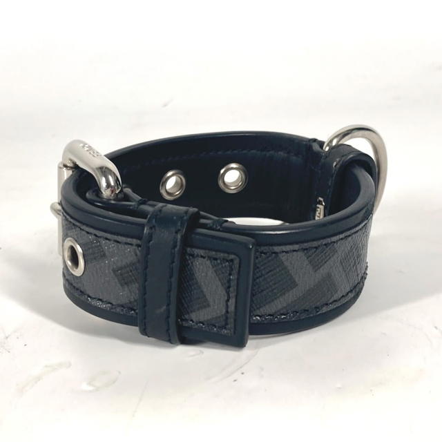 Fendi FENDI 8AC016 zucca dog collar dog pet Accessories Dogs Collar Leather Black/gray - view 4
