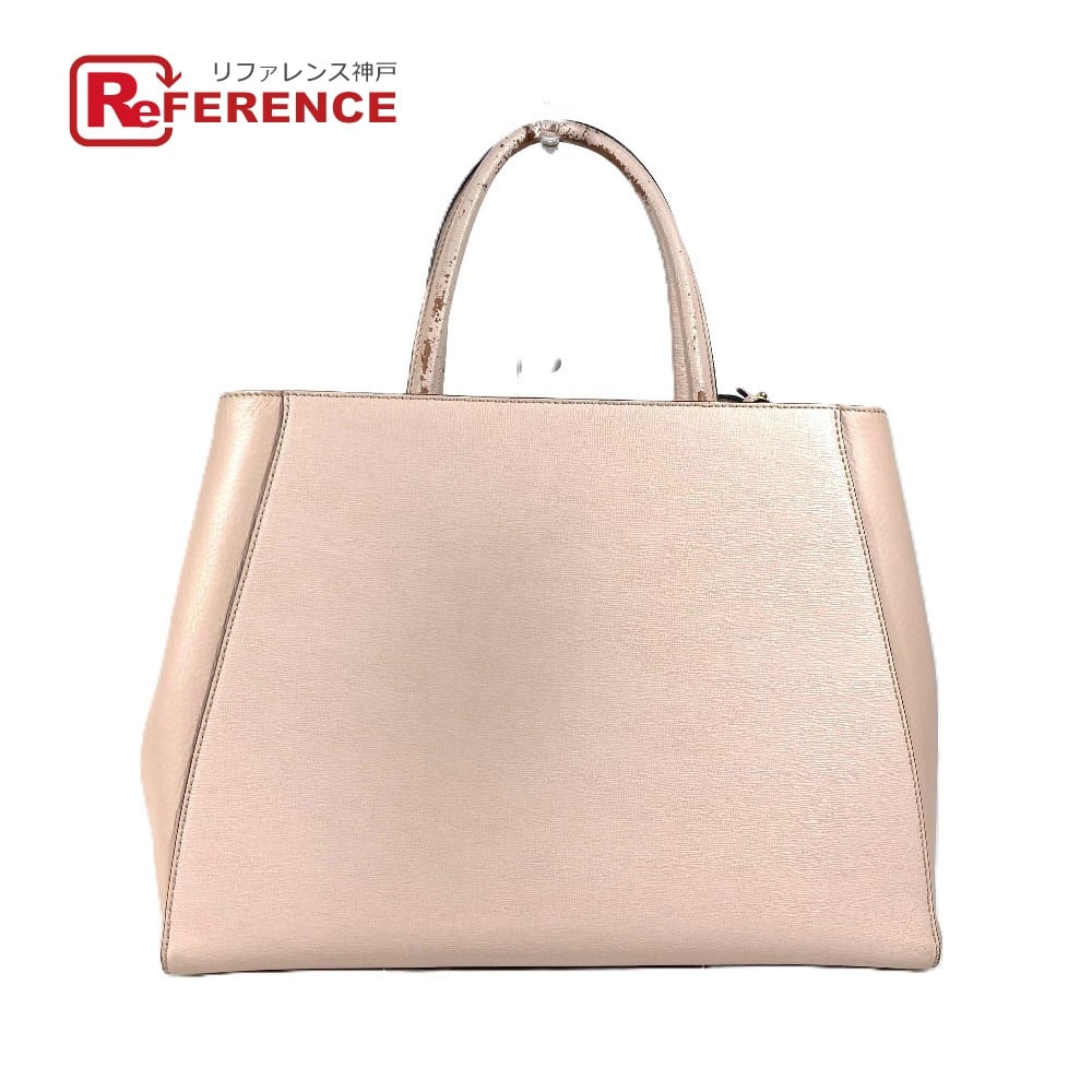 Fendi FENDI 8BH250 To joule Tote Bag 2WAY Bag Shoulder Bag Leather Beige