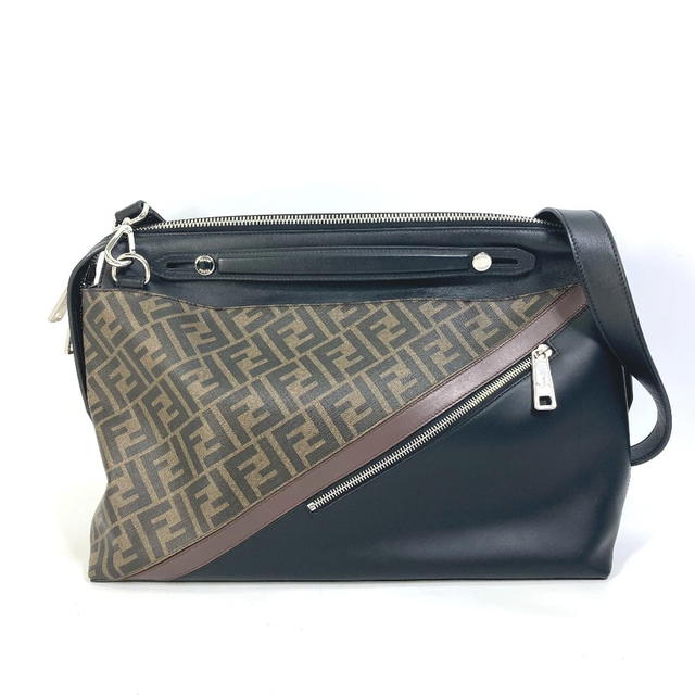 Fendi FENDI 8BH253 Zucca Briefcase Business 2WAY Shoulder Bag Crossbody Hand Bag - view 2