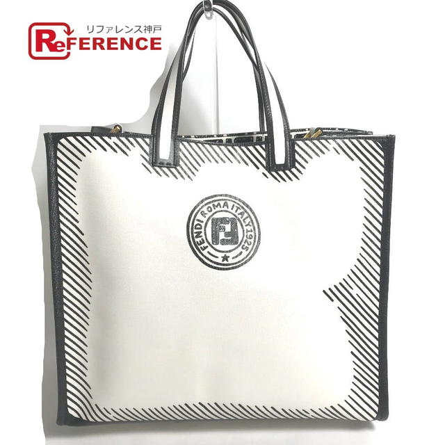 Fendi FENDI 8BH357 Joshua Vides collaboration Shopper bag Shoulder Bag Tote Bag - view 1